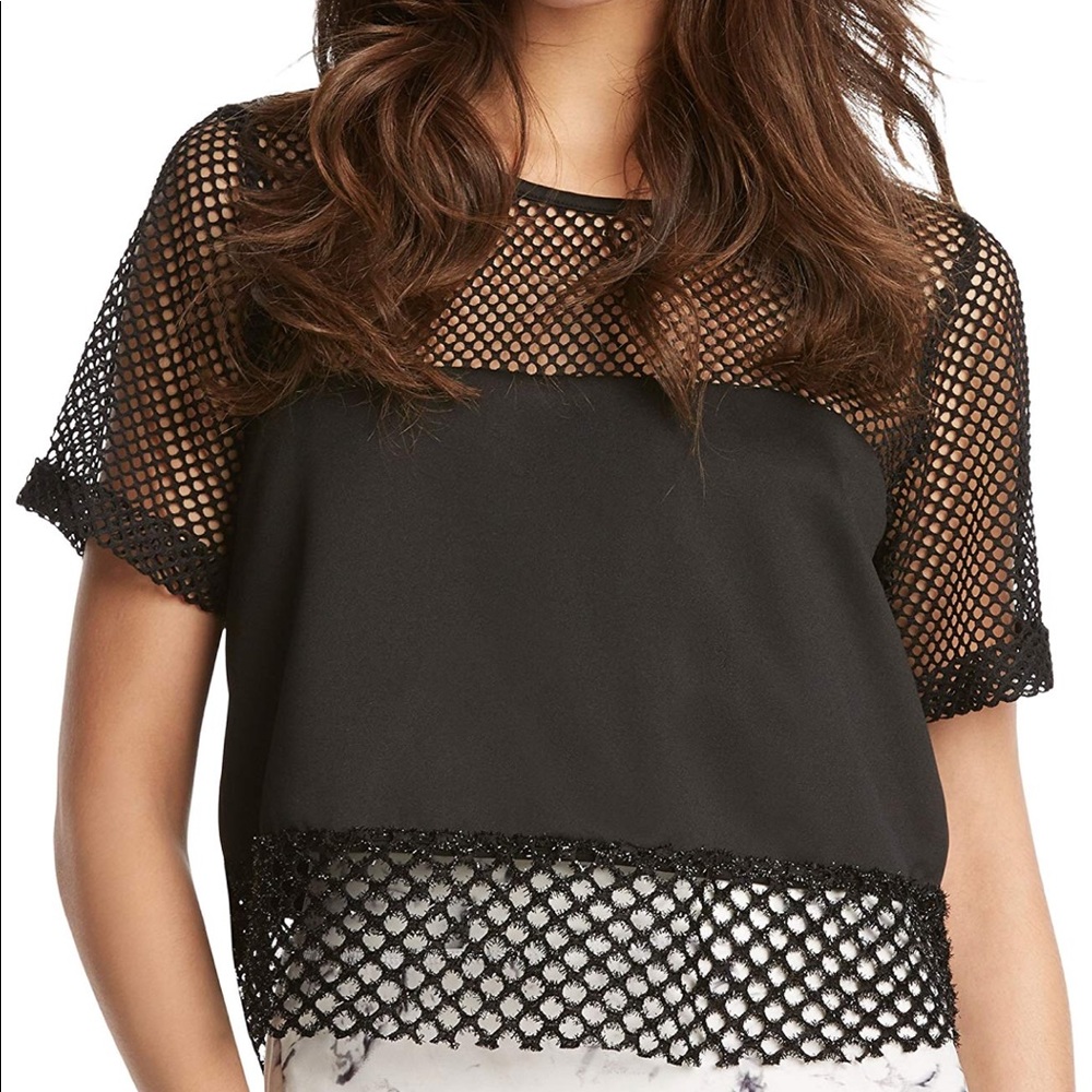 Kiind Of ‘Taylor’ Mesh Top